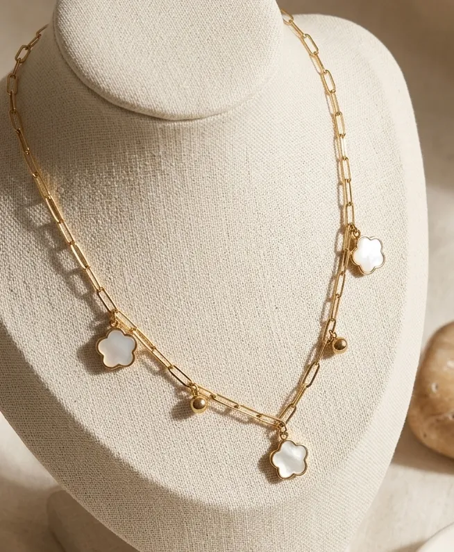 Premium Touch Floral Y-Necklace